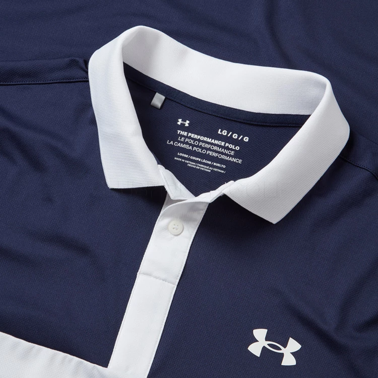 Underarmour Under Armour Performance 3.0 Colour Block Golf Polo Shirt 2 Underarmour Under Armour Performance 3.0 Colour Block Golf Polo Shirt - Image 2