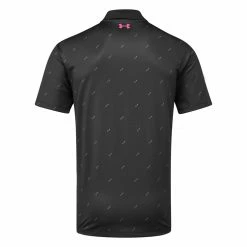 Underarmour Under Armour Performance 3.0 Deuces Golf Polo Shirt 5 Underarmour Under Armour Performance 3.0 Deuces Golf Polo Shirt -Putter Sales Under Armour SS23 Performance 3.0 Deuces Polo Shirt 1377378 001 SHUND316 S Black Still Water Rebel Pink Back