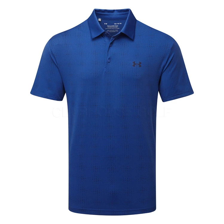 Underarmour Under Armour Playoff 3.0 Deuces Grid Stripe Golf Polo Shirt 1 Underarmour Under Armour Playoff 3.0 Deuces Grid Stripe Golf Polo Shirt
