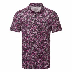 Underarmour Under Armour Playoff 3.0 Floral Speckle Stripe Golf Polo Shirt