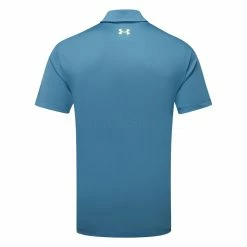 Underarmour Under Armour Playoff 3.0 Low Round Stripe Golf Polo Shirt 5 Underarmour Under Armour Playoff 3.0 Low Round Stripe Golf Polo Shirt -Putter Sales Under Armour SS23 Playoff 3.0 Low Round Stripe Polo Shirt 1378676 415 SHUND323 S Static Blue Still Water Lime Surge Back