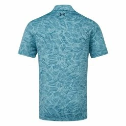 Underarmour Under Armour Playoff 3.0 Palm Sketch Stripe Golf Polo Shirt 5 Underarmour Under Armour Playoff 3.0 Palm Sketch Stripe Golf Polo Shirt -Putter Sales Under Armour SS23 Playoff 3.0 Palm Sketch Polo Shirt 1378677 400 SHUND328 S Still Water Static Blue Black Back