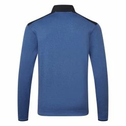 Underarmour Under Armour Fleece 1/4 Zip Golf Sweater -Putter Sales Under Armour SS23 Sweaterfleece Nov Sweater 1373415 471 SWUND193 S Blue Mirage White Back