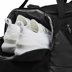 Underarmour Under Armour Undeniable 5.0 Golf Duffle Bag -Putter Sales Under Armour Undeniable 5.0 Duffle Bag Black Black Metallic Silver 4