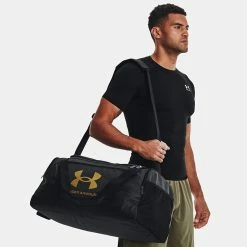 Underarmour Under Armour Undeniable 5.0 Golf Duffle Bag -Putter Sales Under Armour Undeniable 5.0 Duffle Bag Black Gold 3