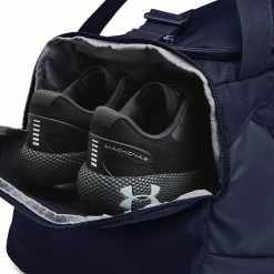 Underarmour Under Armour Undeniable 5.0 Golf Duffle Bag -Putter Sales Under Armour Undeniable 5.0 Duffle Bag Midnight Navy Midnight Navy Metallic Silver 4
