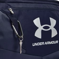 Underarmour Under Armour Undeniable 5.0 Golf Duffle Bag -Putter Sales Under Armour Undeniable 5.0 Duffle Bag Midnight Navy Midnight Navy Metallic Silver 5