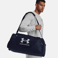Underarmour Under Armour Undeniable 5.0 Golf Duffle Bag -Putter Sales Under Armour Undeniable 5.0 Duffle Bag Midnight Navy Midnight Navy Metallic Silver 6
