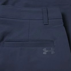 Underarmour Under Armour Tech Golf Shorts -Putter Sales Under Armour SS23 Tech Golf Shorts 1350071 410 TSUND045 Midnight Navy Detail