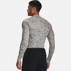 Underarmour Under Armour ColdGear Infrared Mock Camo Golf Base Layer -Putter Sales Under Armour AW21 Camo Base Layer 1366273 031 Code BLUND034 M Gray Wolf Concrete Silver Model 2