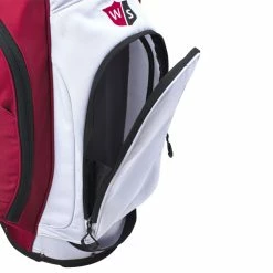 WilsonStaff Wilson EXO Lite Staff Golf Stand Bag -Putter Sales Wilson 2023 EXO Lite Staff Golf Stand Bag Red White 4