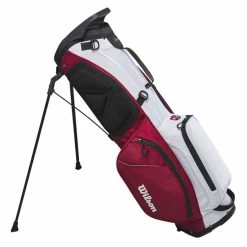 WilsonStaff Wilson EXO Lite Staff Golf Stand Bag -Putter Sales Wilson 2023 EXO Lite Staff Golf Stand Bag Red White 5