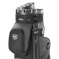 WilsonStaff Wilson ILock Golf Cart Bag -Putter Sales Wilson 2023 iLock Cart Bag Black Charcoal 5