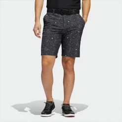 Adidas Ultimate 365 Flag Print Golf Shorts -Putter Sales adidas SS22 Ultimate 365 Flag Print Golf Shorts HC5577 Black Grey Three White Model 1