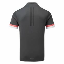 Adidas Statement Primegreen HEAT.RDY Golf Polo Shirt 5 Adidas Statement Primegreen HEAT.RDY Golf Polo Shirt -Putter Sales adidas SS22 Statement Primegreen HEAT.RDY Golf Polo Shirt Carbon H14752 Back