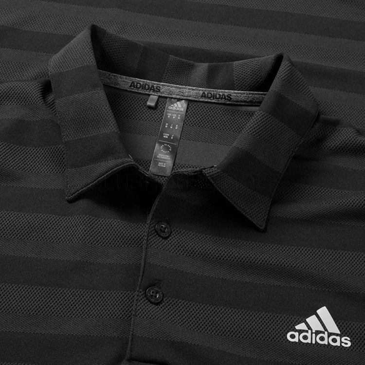 Adidas Two Colour Stripe Primegreen Golf Polo Shirt 2 Adidas Two Colour Stripe Primegreen Golf Polo Shirt - Image 2