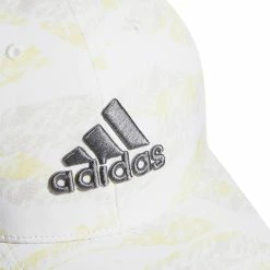 Adidas Tour Print Snapback Golf Cap -Putter Sales adidas Tour Print Snapback Golf Cap White 3
