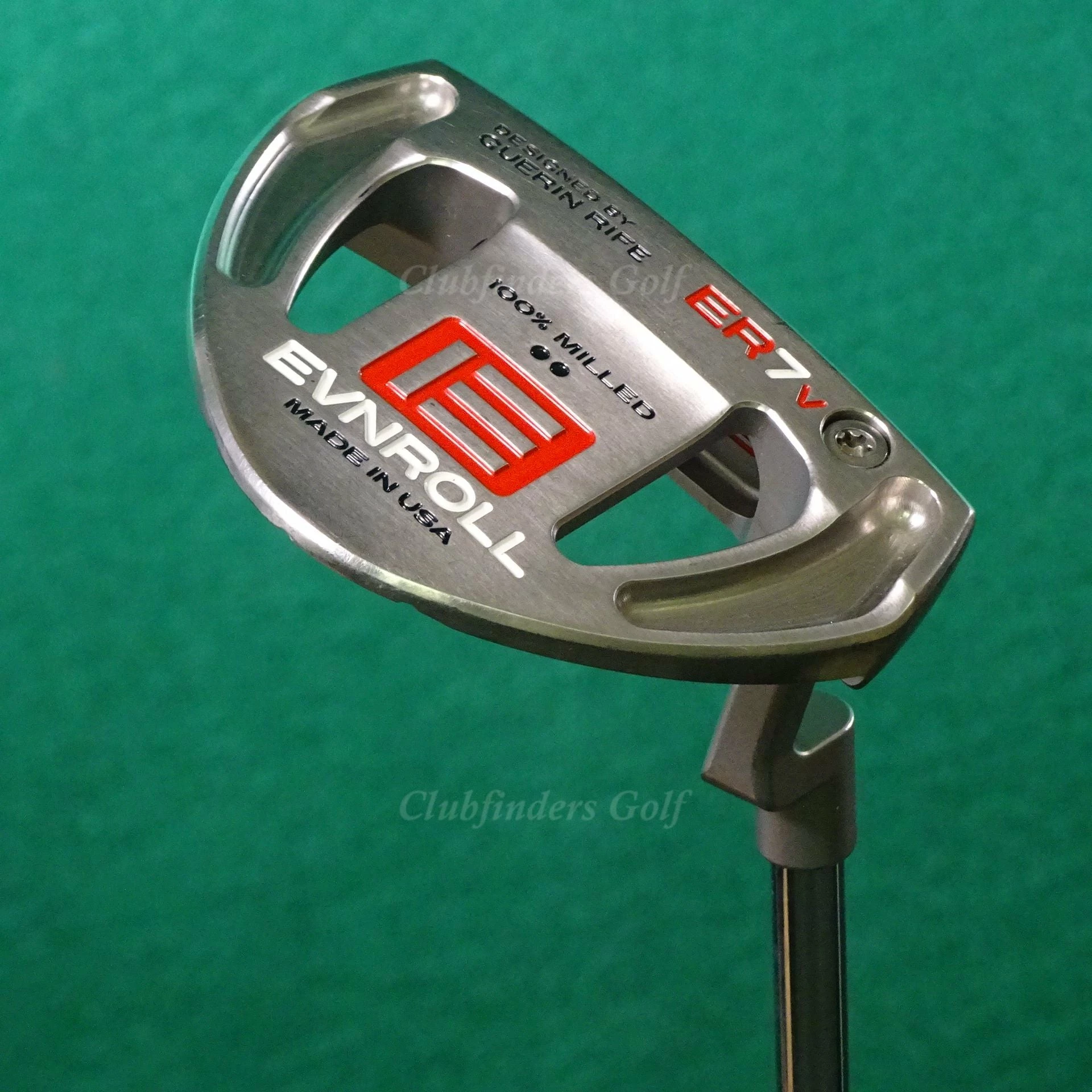 Guerin Rife EVNROLL Model ER7v Mallet 34" Putter Golf Club W/ Headcover 1 Guerin Rife EVNROLL Model ER7v Mallet 34" Putter Golf Club W/ Headcover