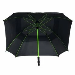 Underarmour Under Armour Double Canopy Golf Umbrella 6 Underarmour Under Armour Double Canopy Golf Umbrella -Putter Sales doublecanopyumbrellablackhighvisyellowwhite3