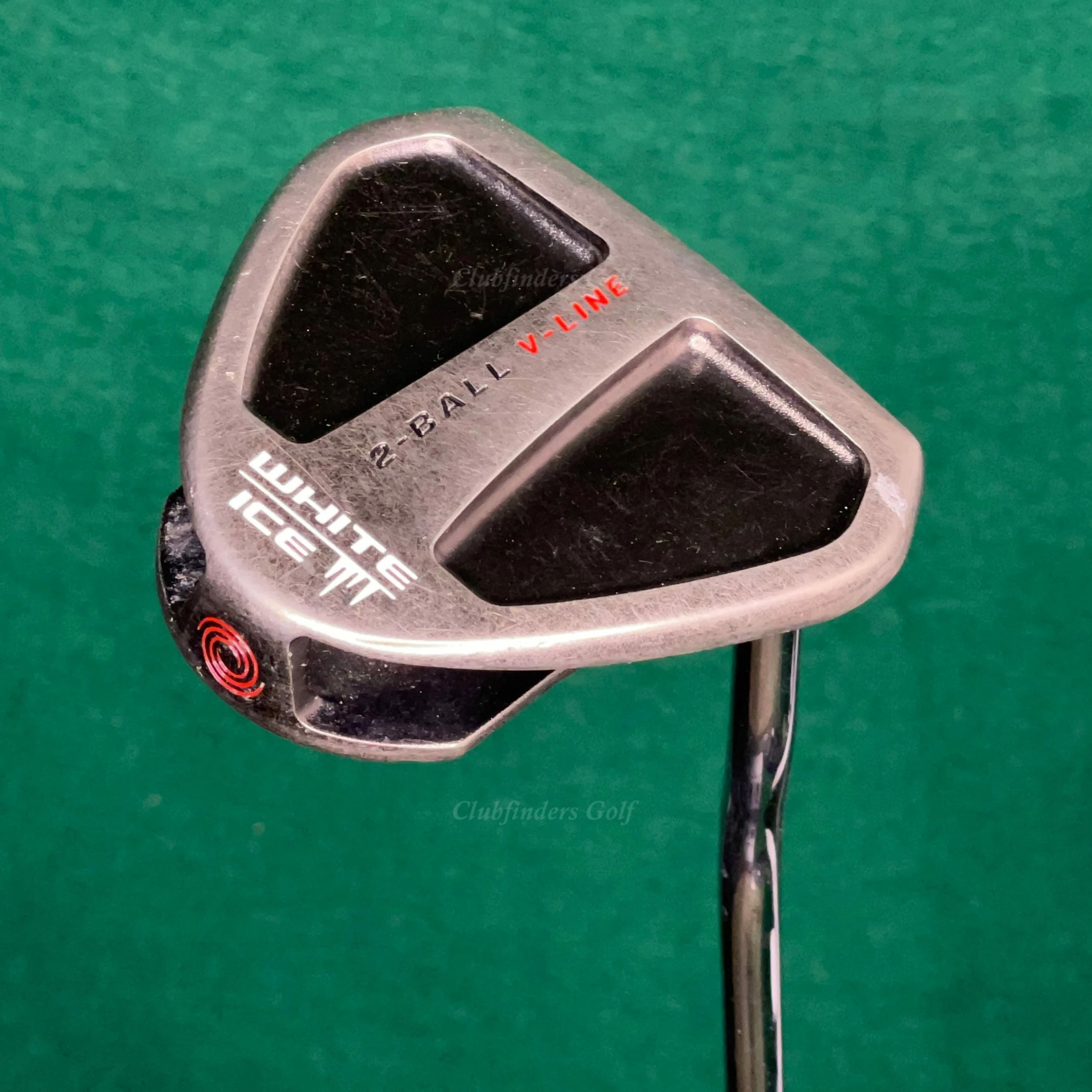 Odyssey White Ice 2-Ball V-Line 34" Double Bend Putter Golf Club 1 Odyssey White Ice 2-Ball V-Line 34" Double Bend Putter Golf Club