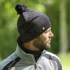 Galvingreen Galvin Green Lemmy Interface-1 Bobble Golf Beanie 5 Galvingreen Galvin Green Lemmy Interface-1 Bobble Golf Beanie -Putter Sales lemmybobblebeanieblackreflex3
